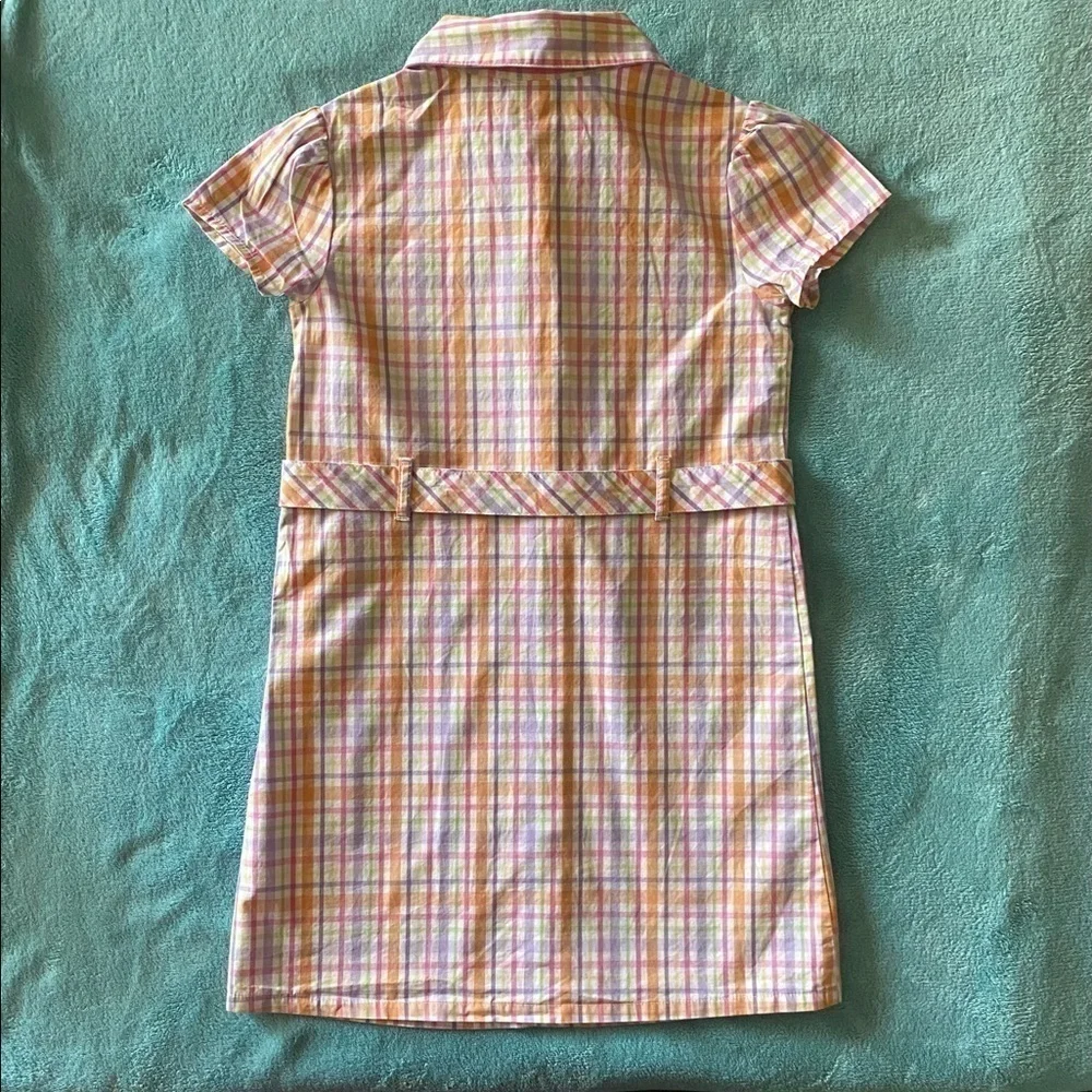 GYMBOREE-PASTEL PLAID DRESS
